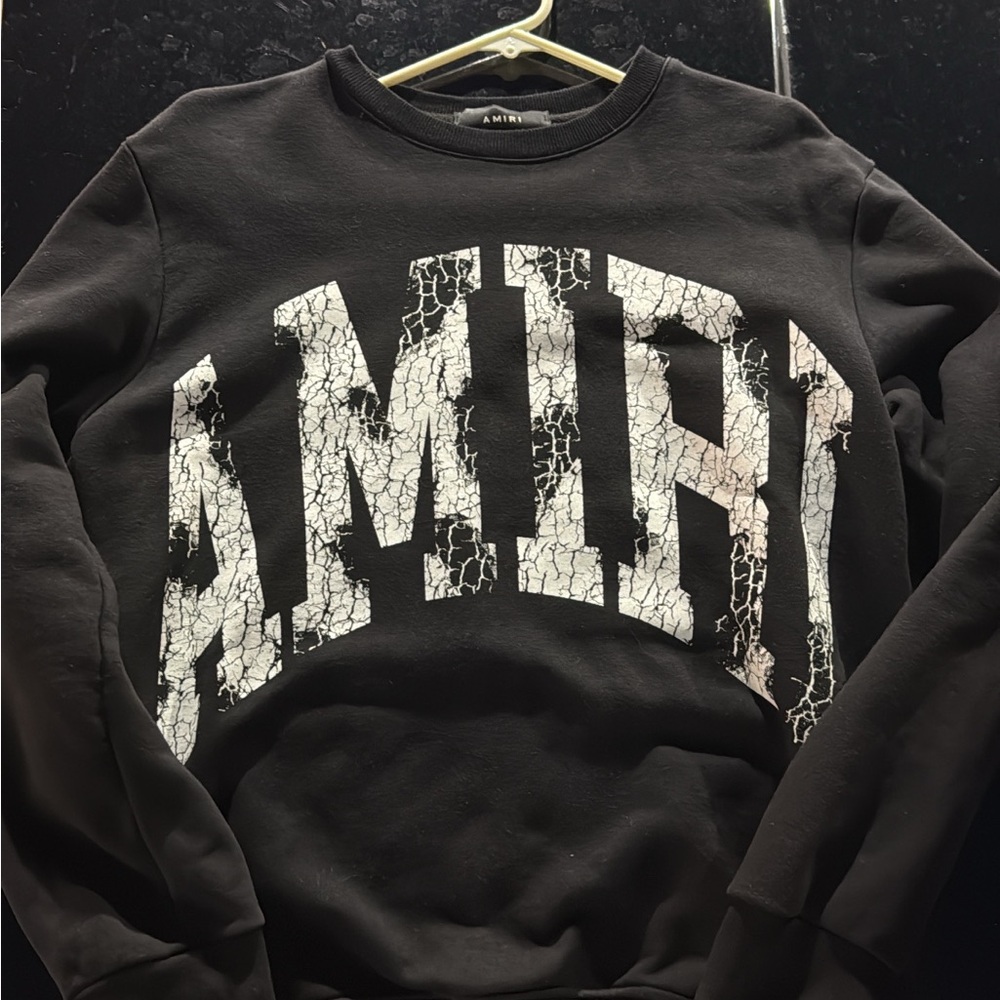 AMIRI Black and White Men's Sweater